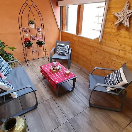 Appartement Duplex Climatise Avec Terrasse "Hansi" 科尔马 外观 照片