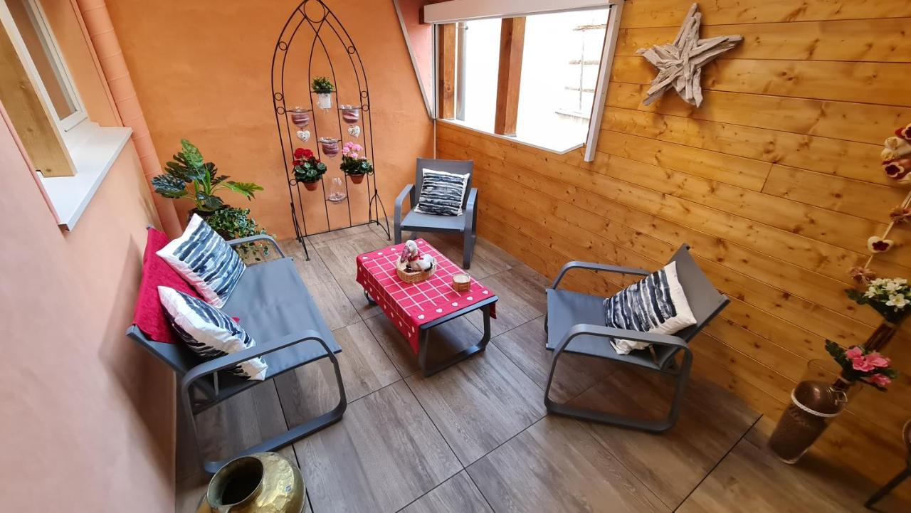 Appartement Duplex Climatise Avec Terrasse "Hansi" 科尔马 外观 照片